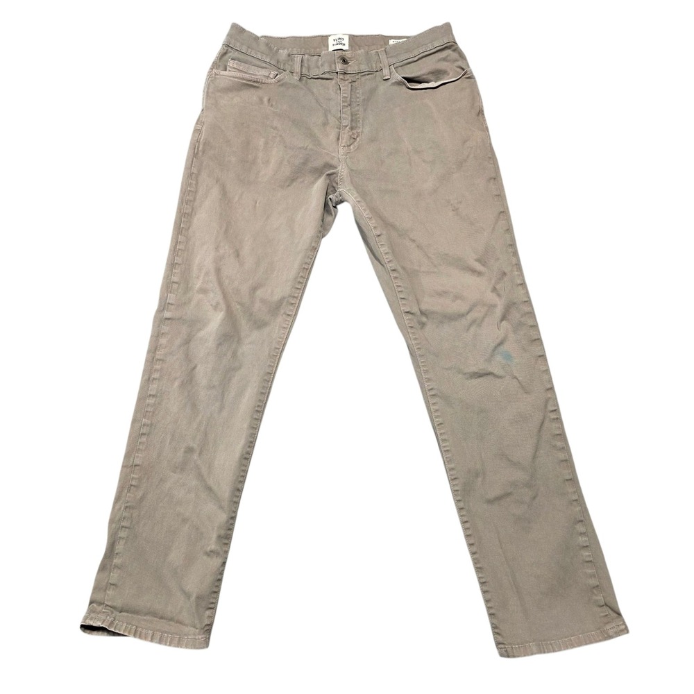 Flint and Tinder 365 Pant Straight Fit 33x30 Made in America Twill Gray/Green